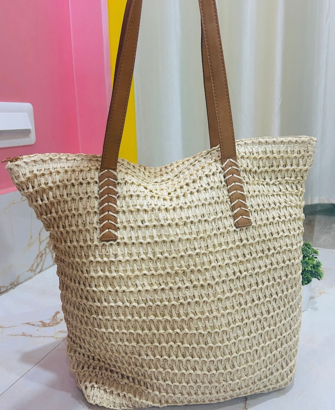 Jute Shoulder Bag
